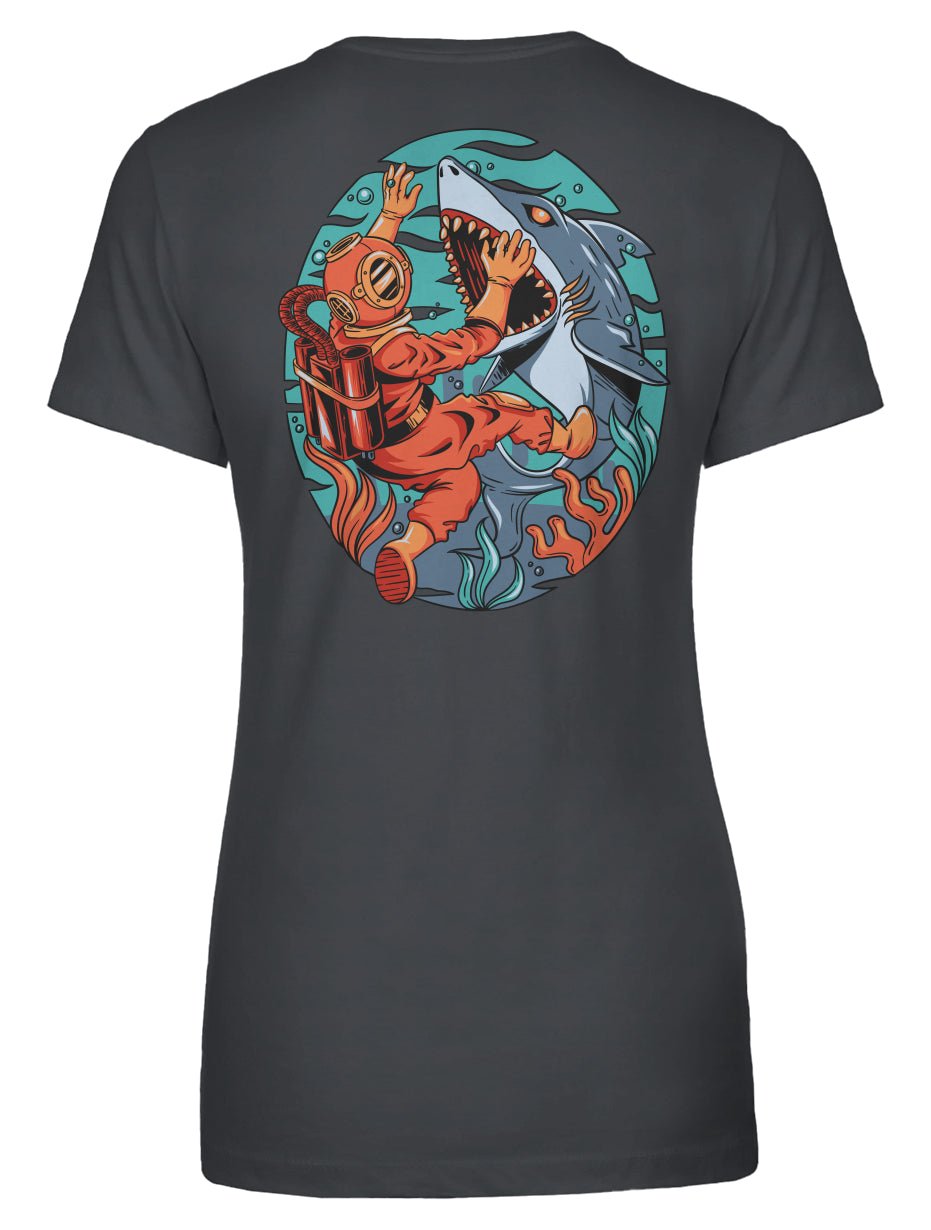 Born To Dive Women's Tee - Swash Peak