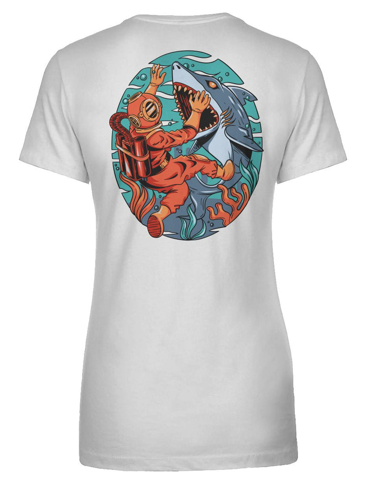 Born To Dive Women's Tee - Swash Peak