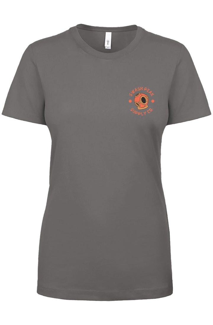 Born To Dive Women's Tee - Swash Peak
