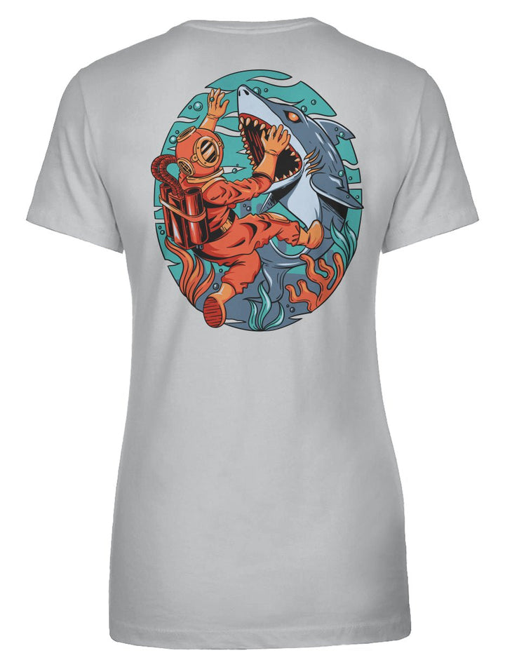 Born To Dive Women's Tee - Swash Peak