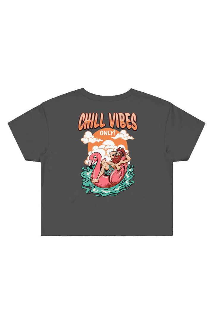 Chill Vibes Only Cropped Tee - Swash Peak