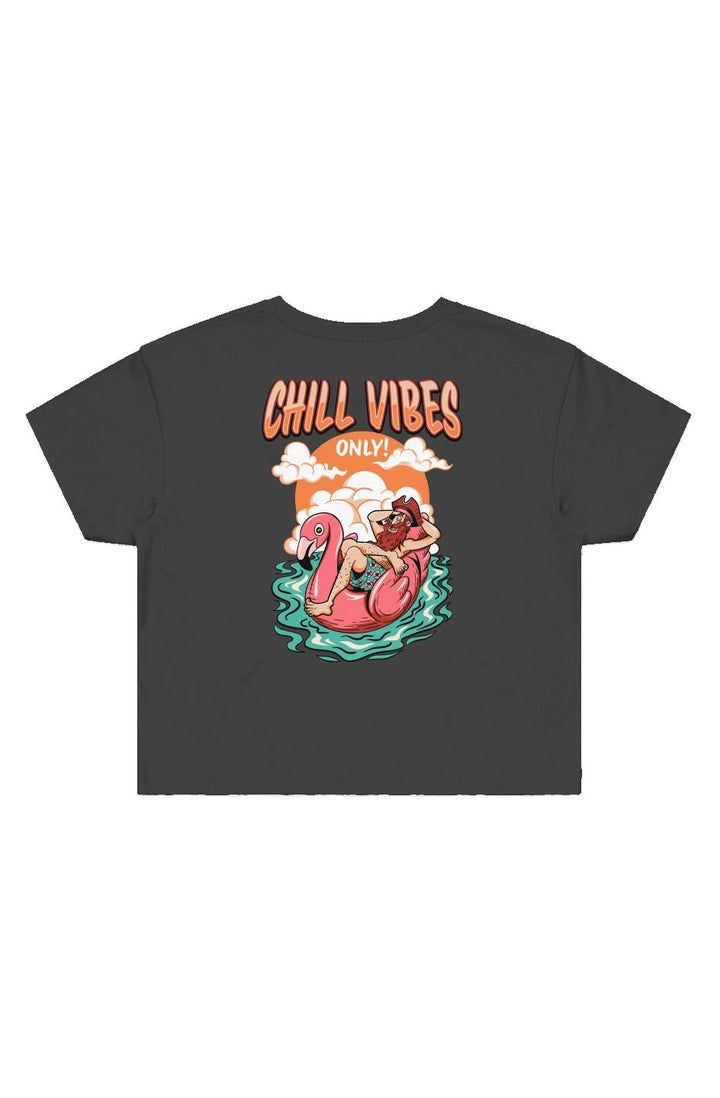 Chill Vibes Only Cropped Tee - Swash Peak