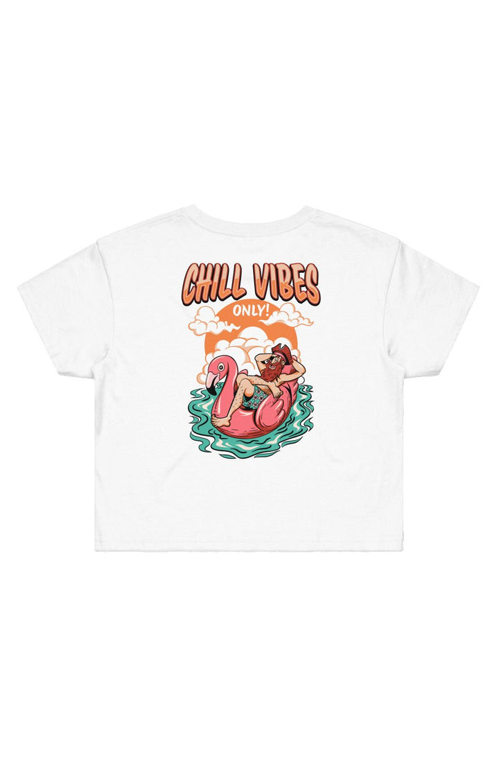 Chill Vibes Only Cropped Tee - Swash Peak