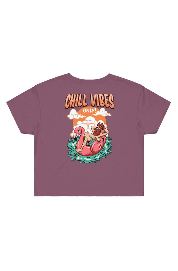 Chill Vibes Only Cropped Tee - Swash Peak