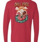 Chill Vibes Only Long Sleeve Unisex Tee - Swash Peak