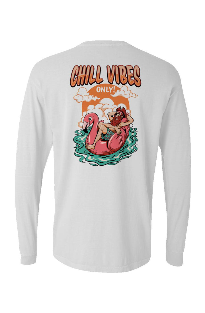 Chill Vibes Only Long Sleeve Unisex Tee - Swash Peak