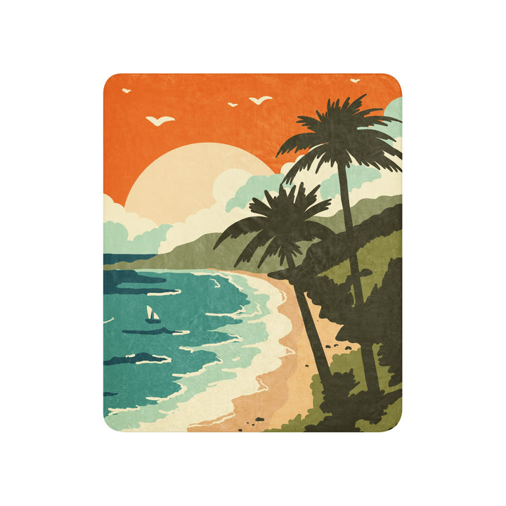 Coastal Breeze Sherpa Blanket - Swash Peak