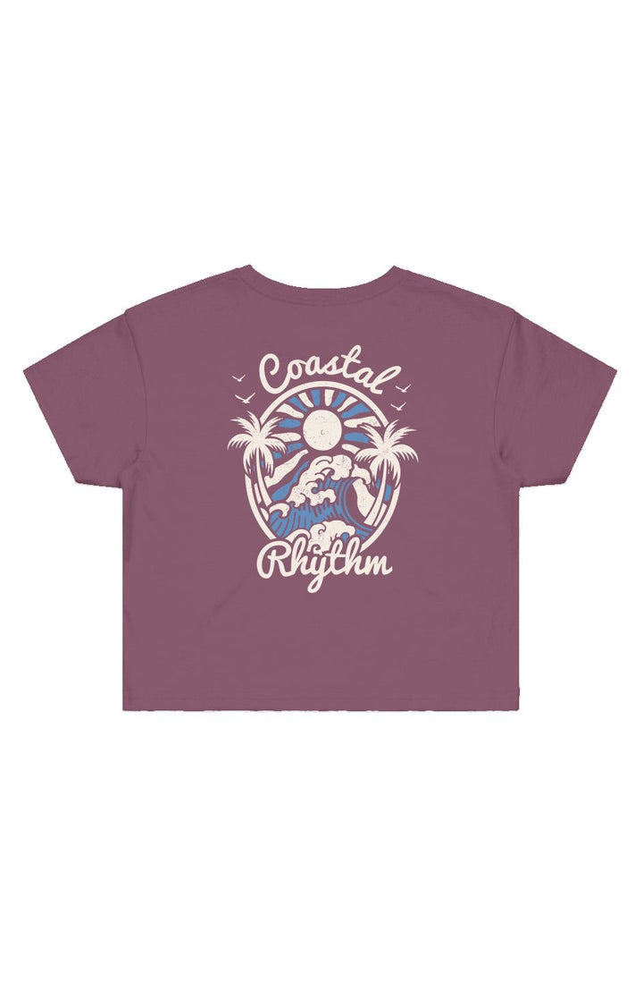 Coastal Rhythm Cropped Tee - Swash Peak