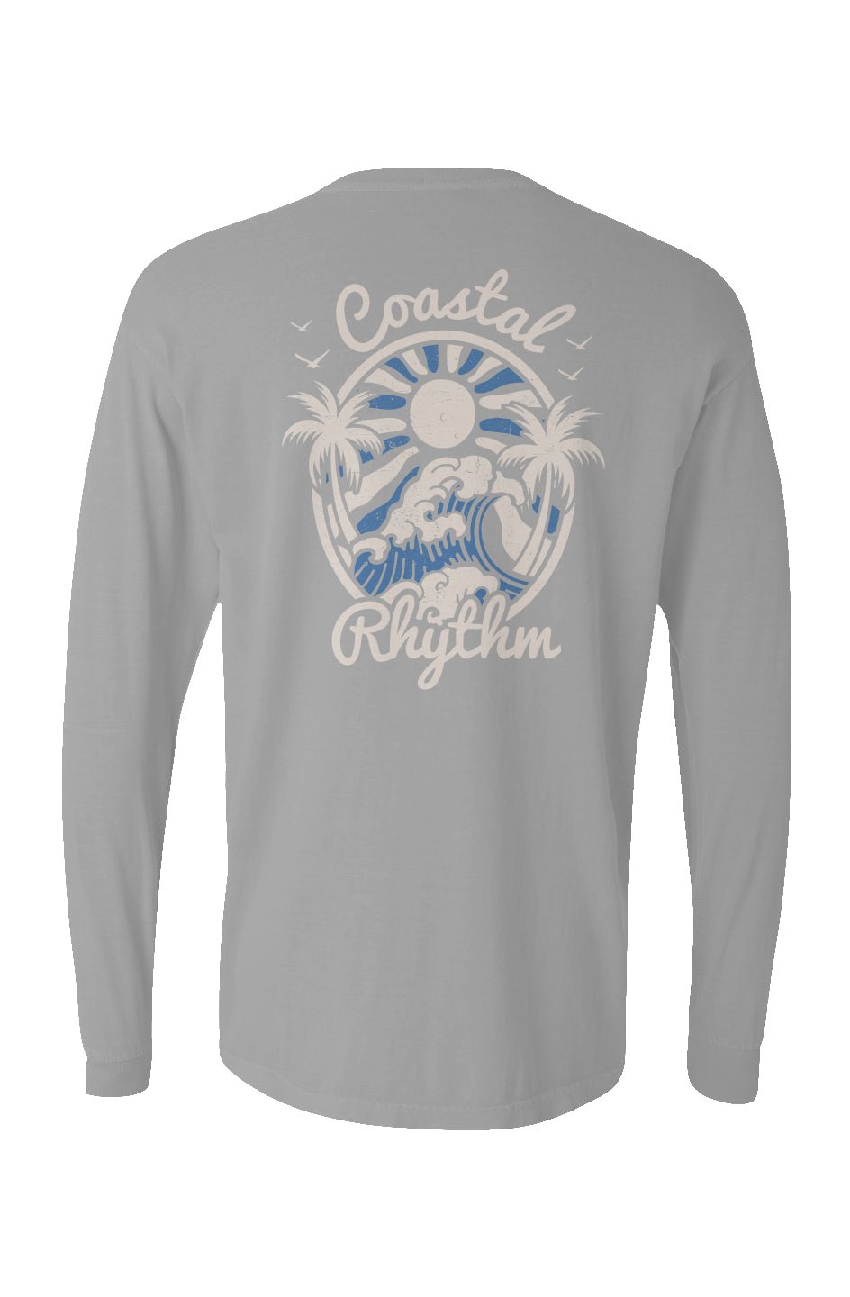 Coastal Rhythm Long Sleeve Unisex Tee - Swash Peak