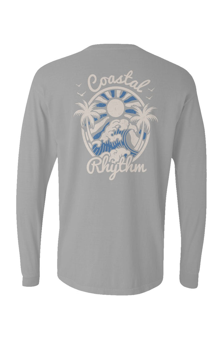Coastal Rhythm Long Sleeve Unisex Tee - Swash Peak