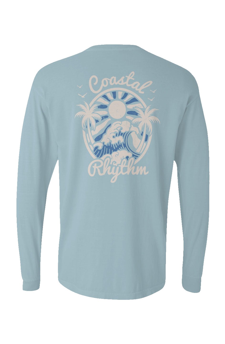 Coastal Rhythm Long Sleeve Unisex Tee - Swash Peak