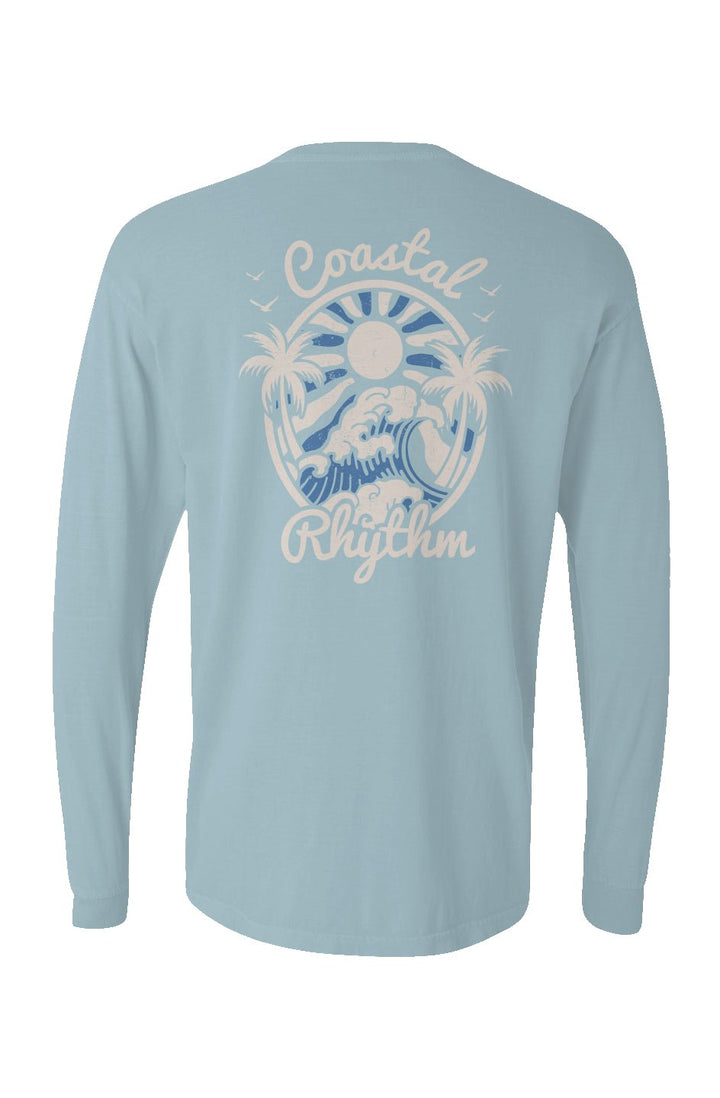 Coastal Rhythm Long Sleeve Unisex Tee - Swash Peak