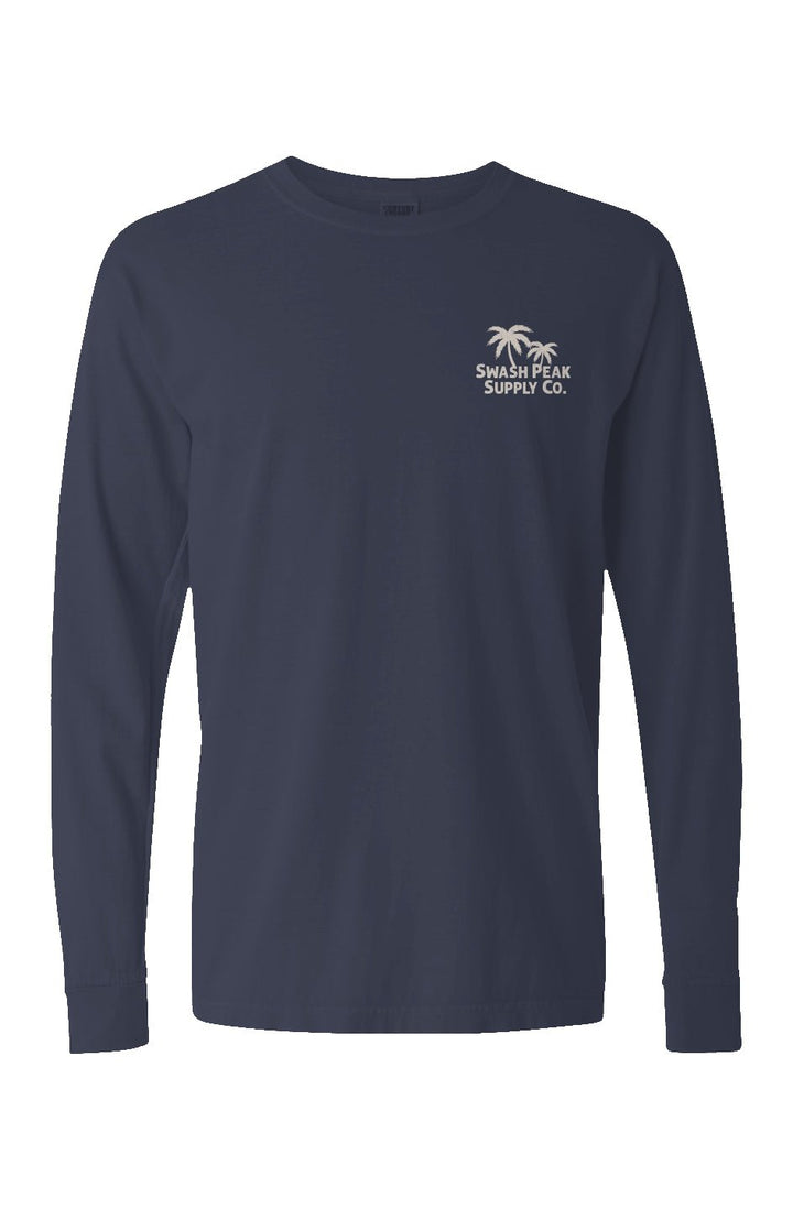 Coastal Rhythm Long Sleeve Unisex Tee - Swash Peak
