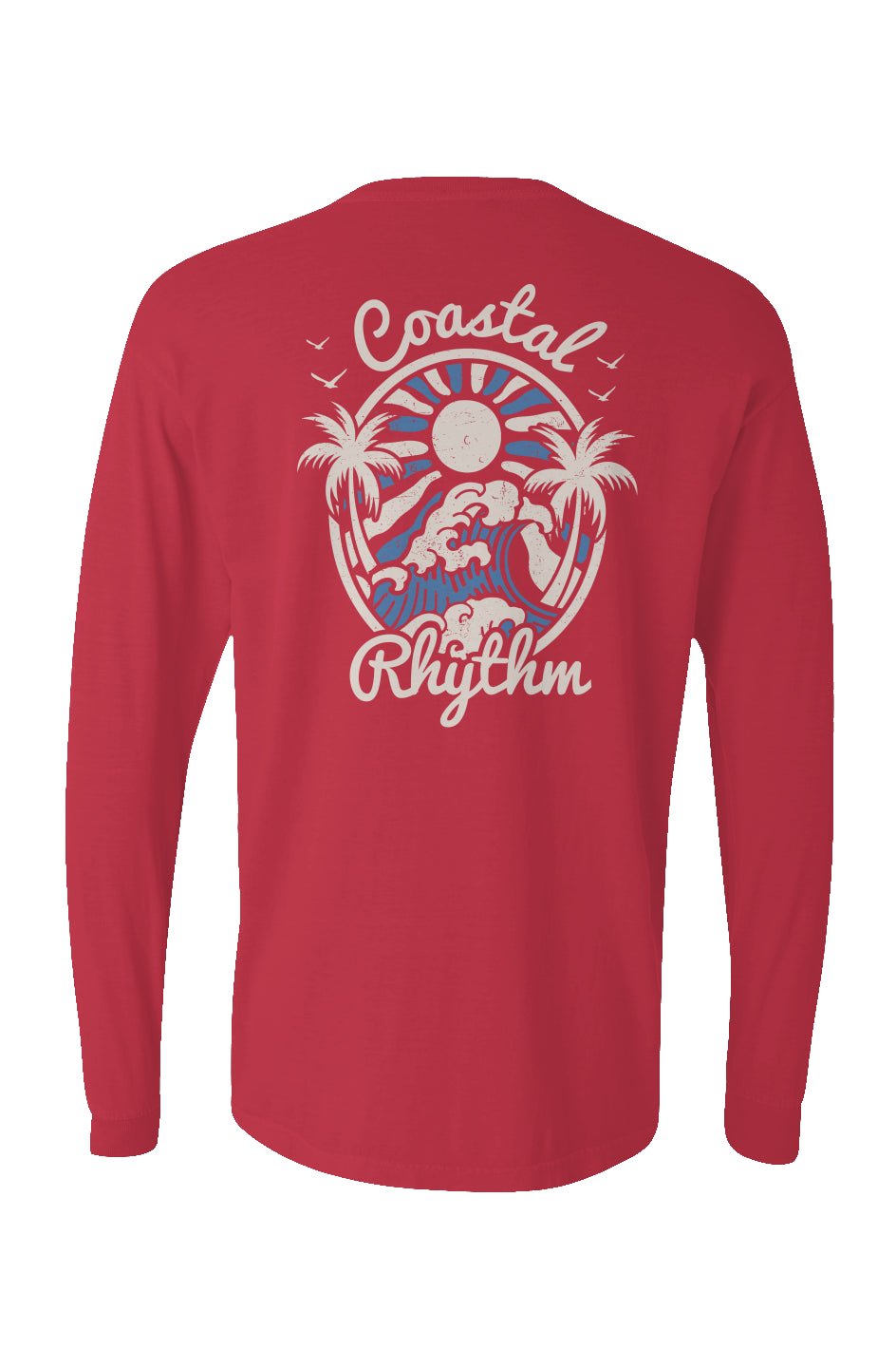 Coastal Rhythm Long Sleeve Unisex Tee - Swash Peak