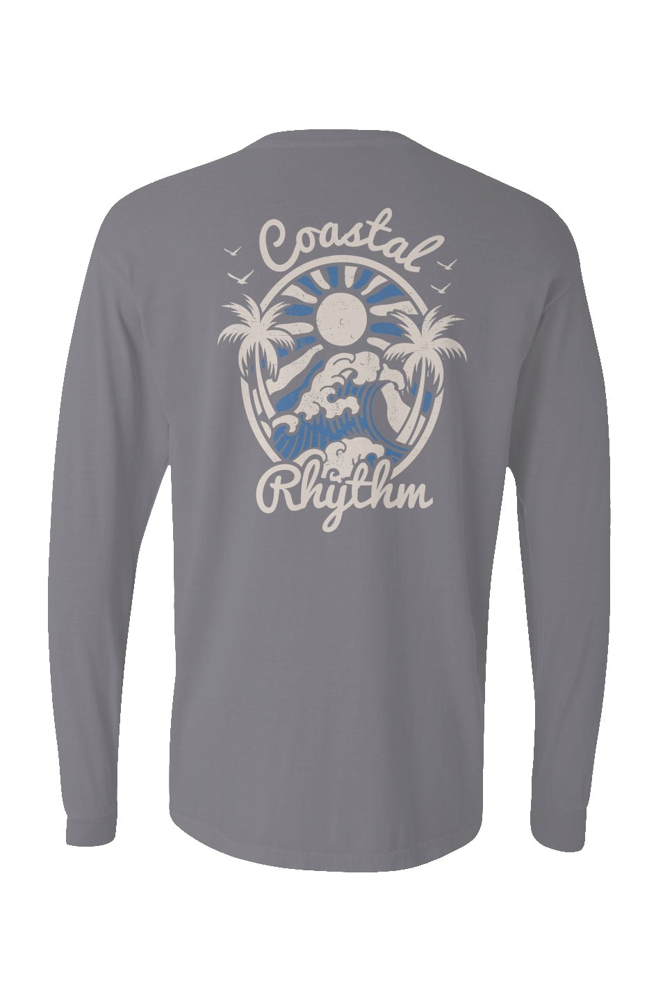 Coastal Rhythm Long Sleeve Unisex Tee - Swash Peak