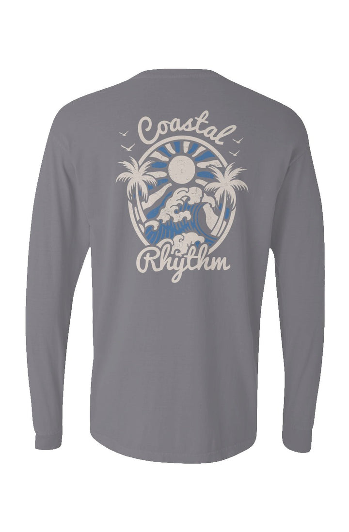 Coastal Rhythm Long Sleeve Unisex Tee - Swash Peak