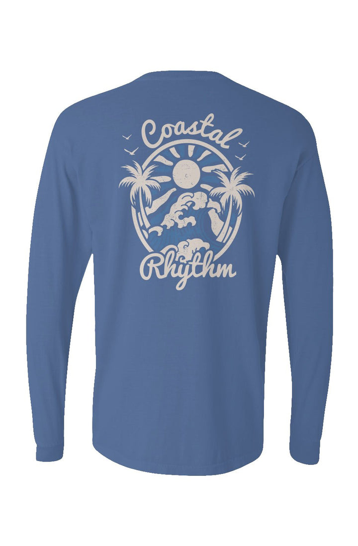Coastal Rhythm Long Sleeve Unisex Tee - Swash Peak