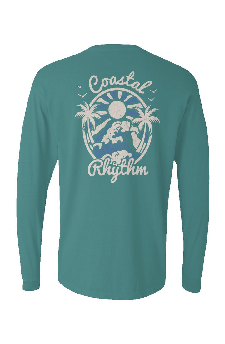 Coastal Rhythm Long Sleeve Unisex Tee - Swash Peak
