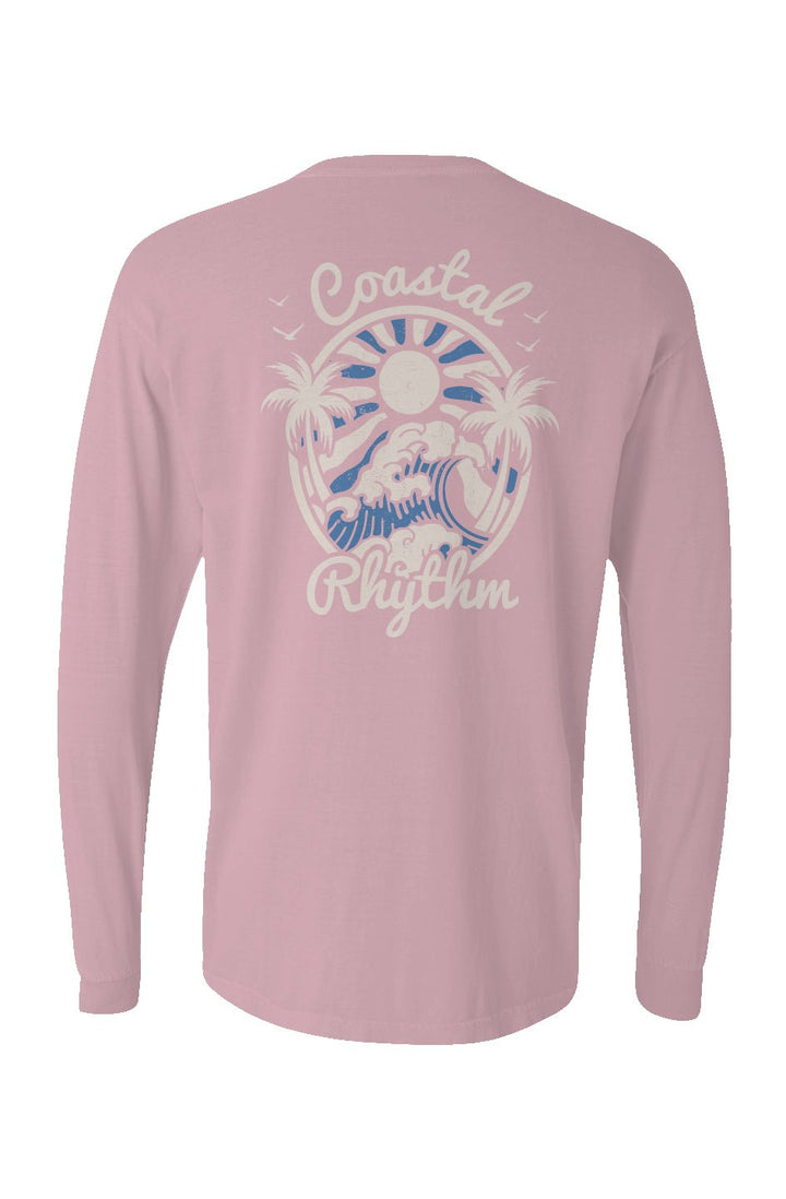 Coastal Rhythm Long Sleeve Unisex Tee - Swash Peak