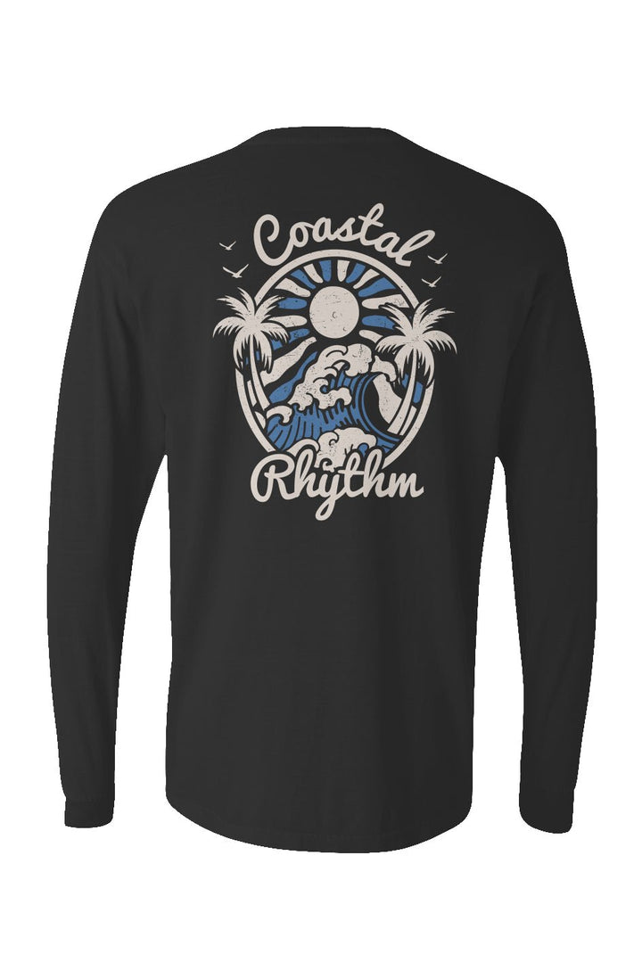 Coastal Rhythm Long Sleeve Unisex Tee - Swash Peak