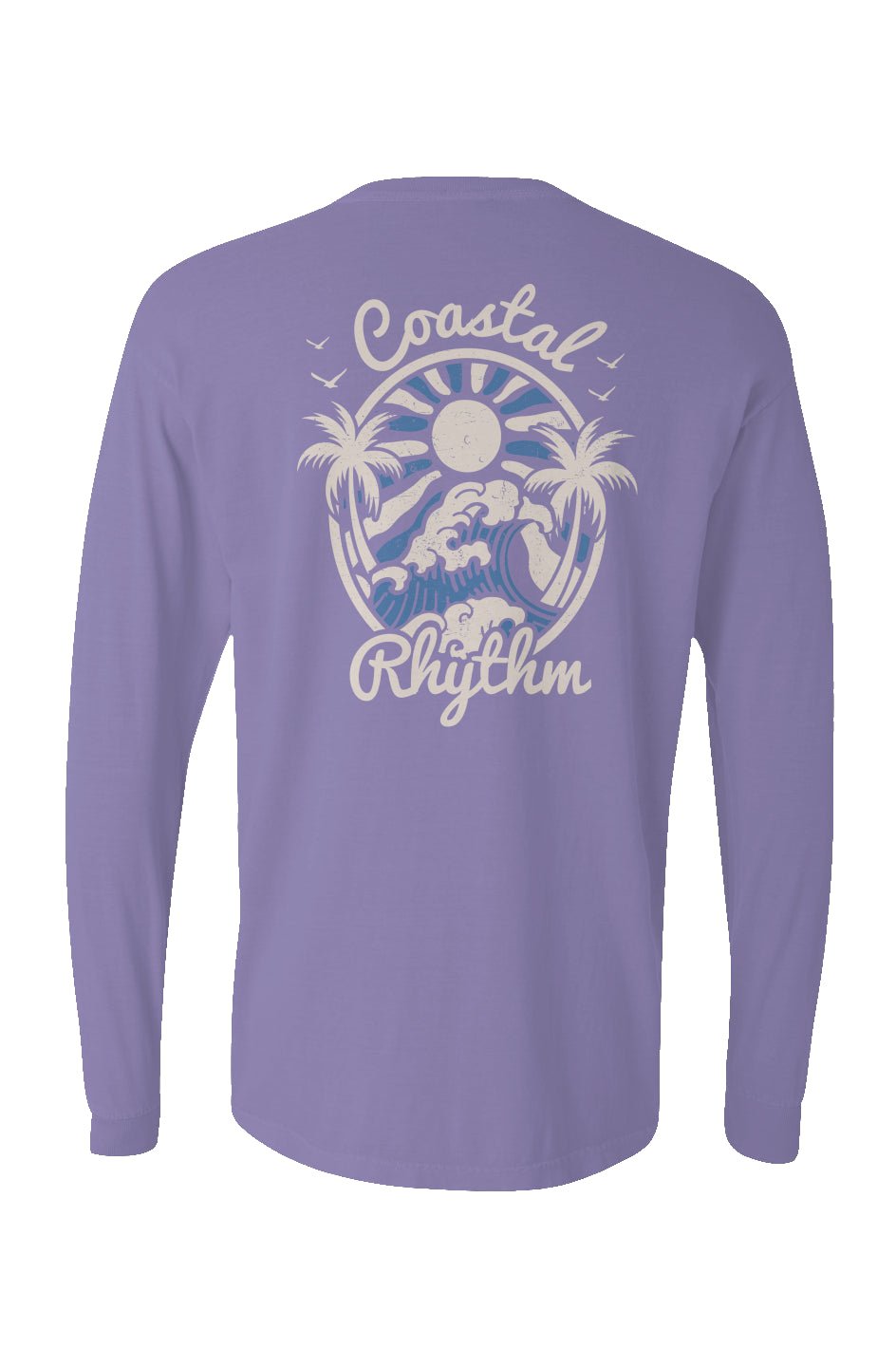 Coastal Rhythm Long Sleeve Unisex Tee - Swash Peak