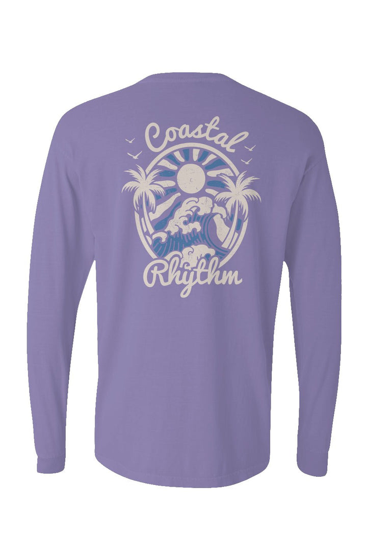 Coastal Rhythm Long Sleeve Unisex Tee - Swash Peak