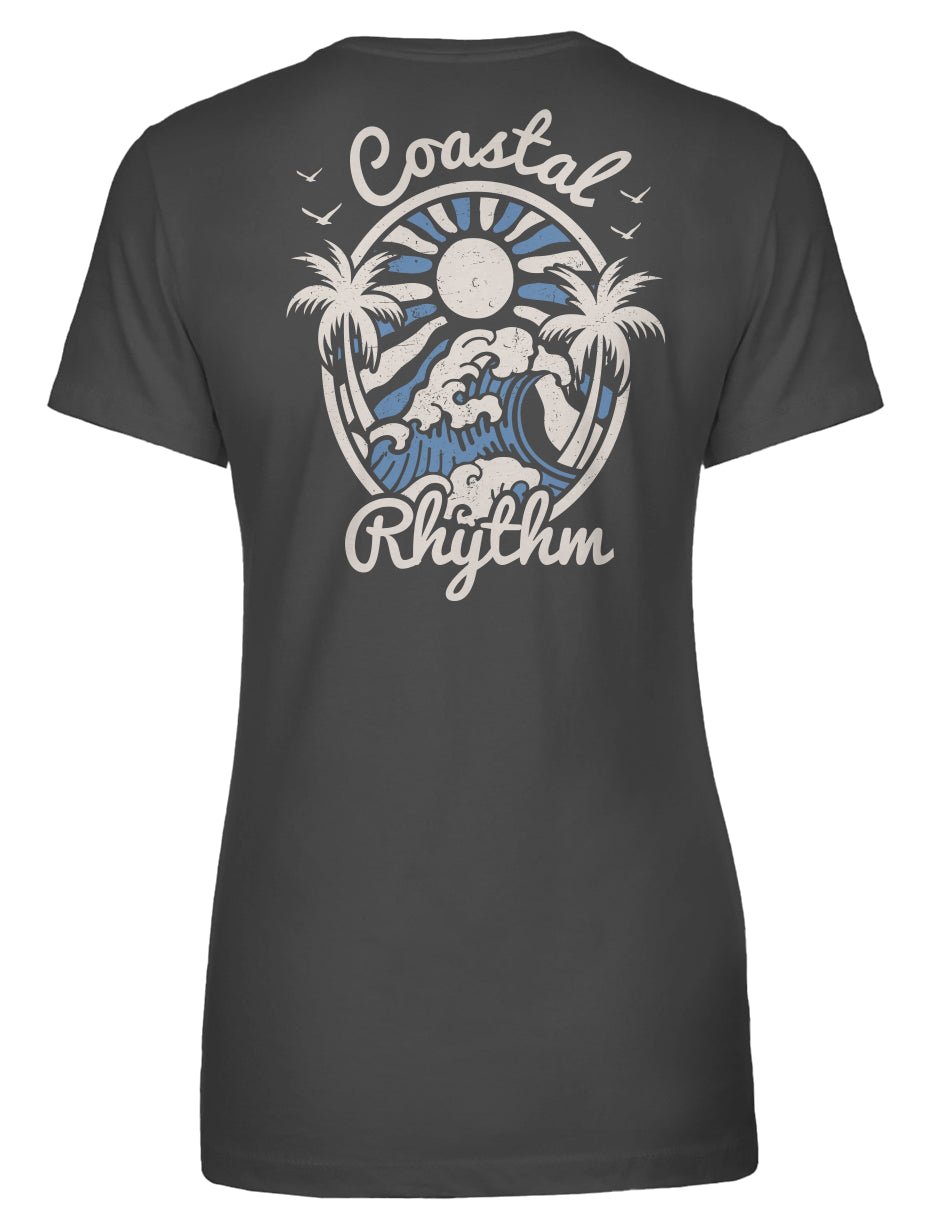 Coastal Rhythm Women's Tee - Swash Peak