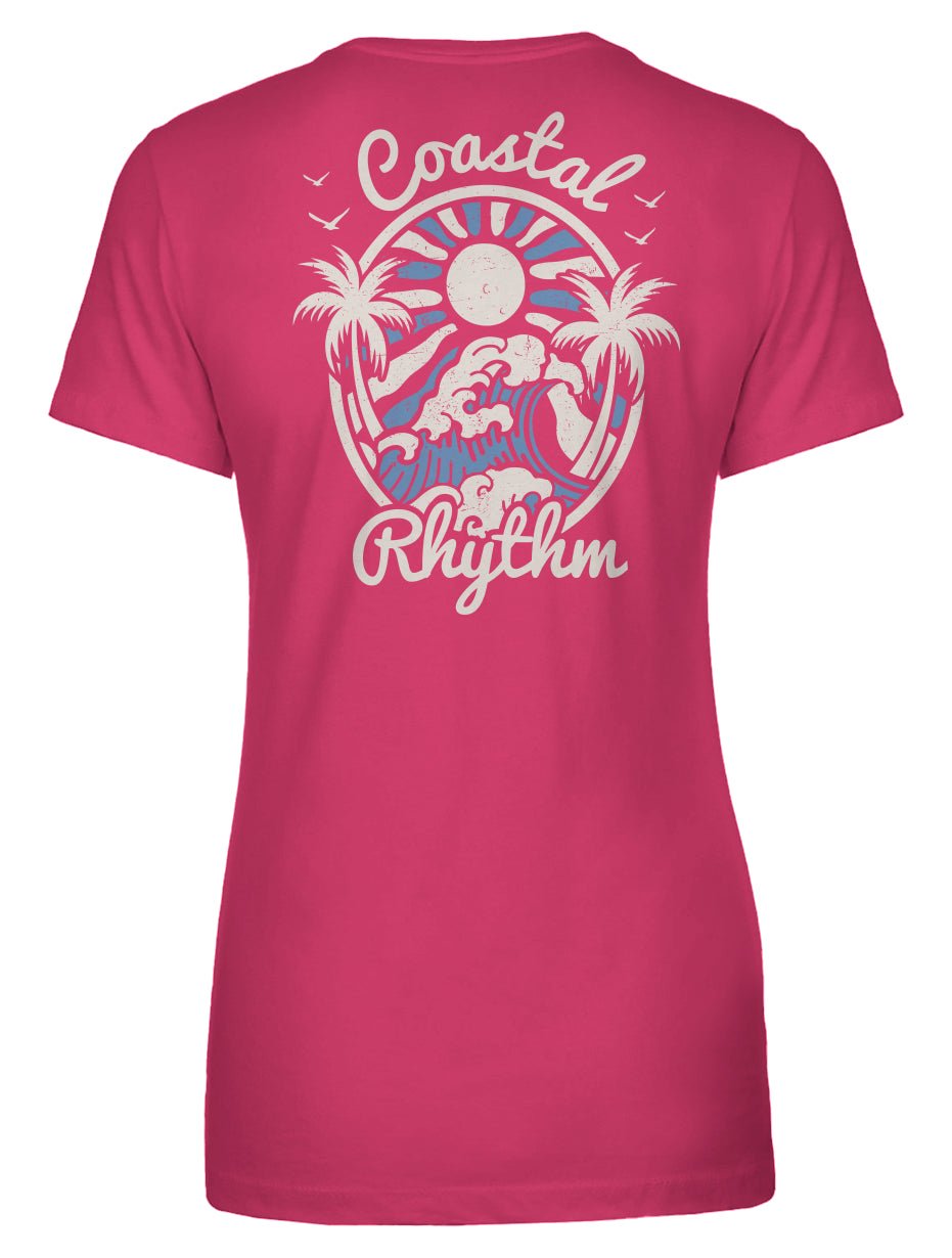 Coastal Rhythm Women's Tee - Swash Peak