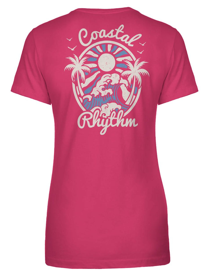 Coastal Rhythm Women's Tee - Swash Peak