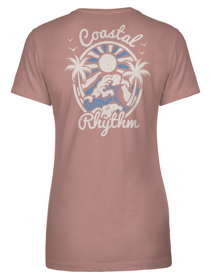 Coastal Rhythm Women's Tee - Swash Peak