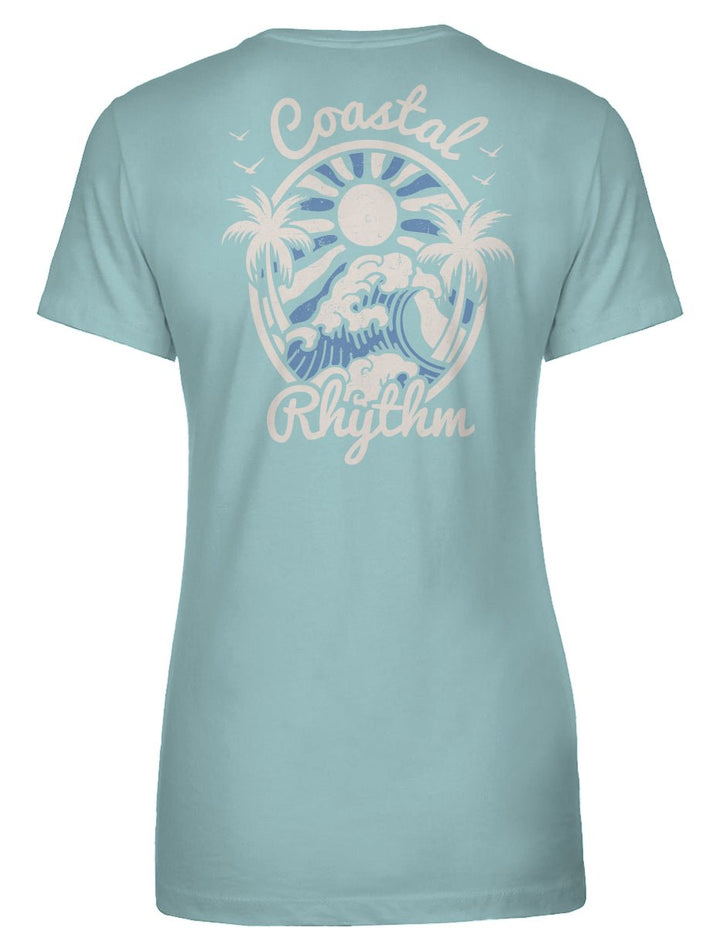 Coastal Rhythm Women's Tee - Swash Peak