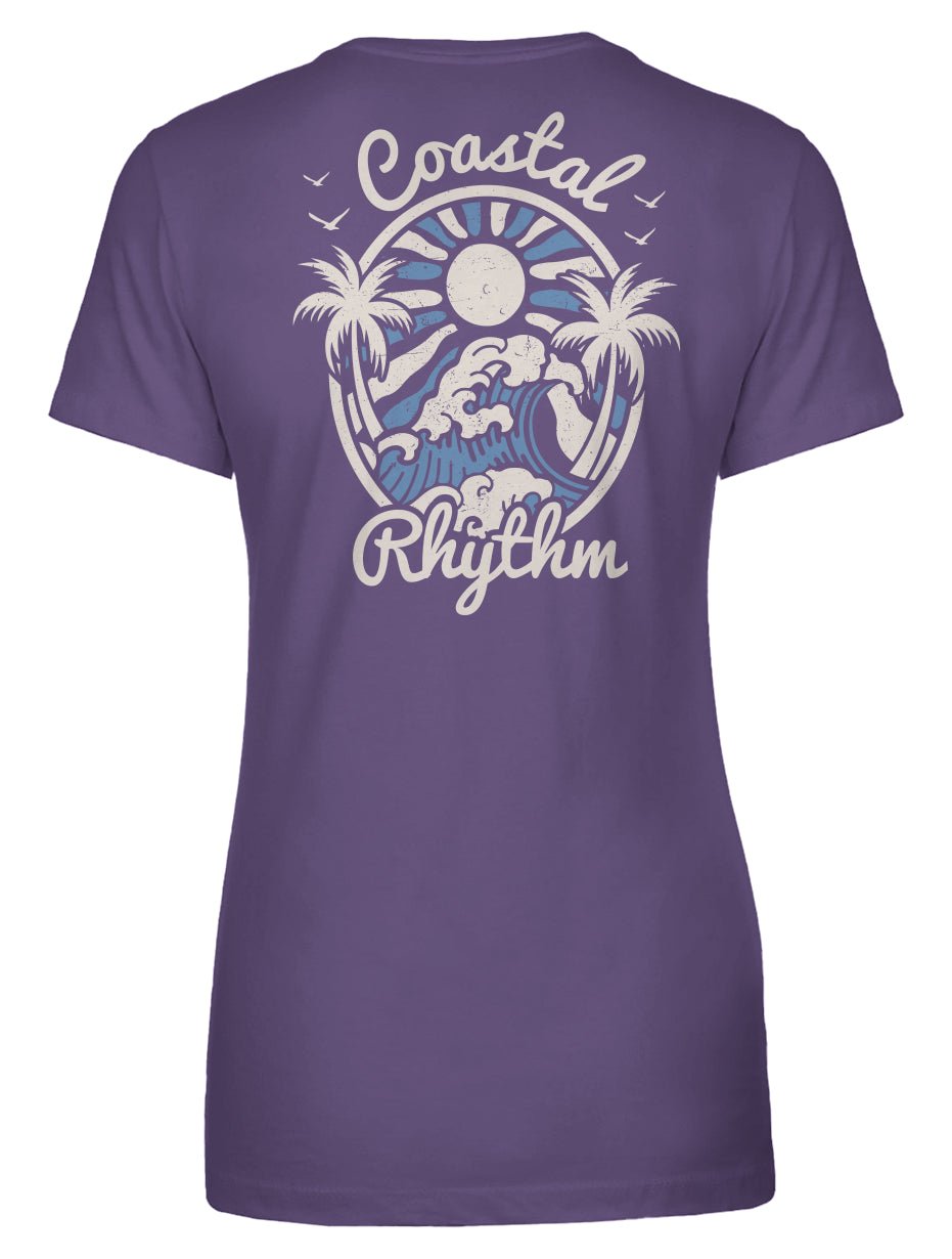 Coastal Rhythm Women's Tee - Swash Peak