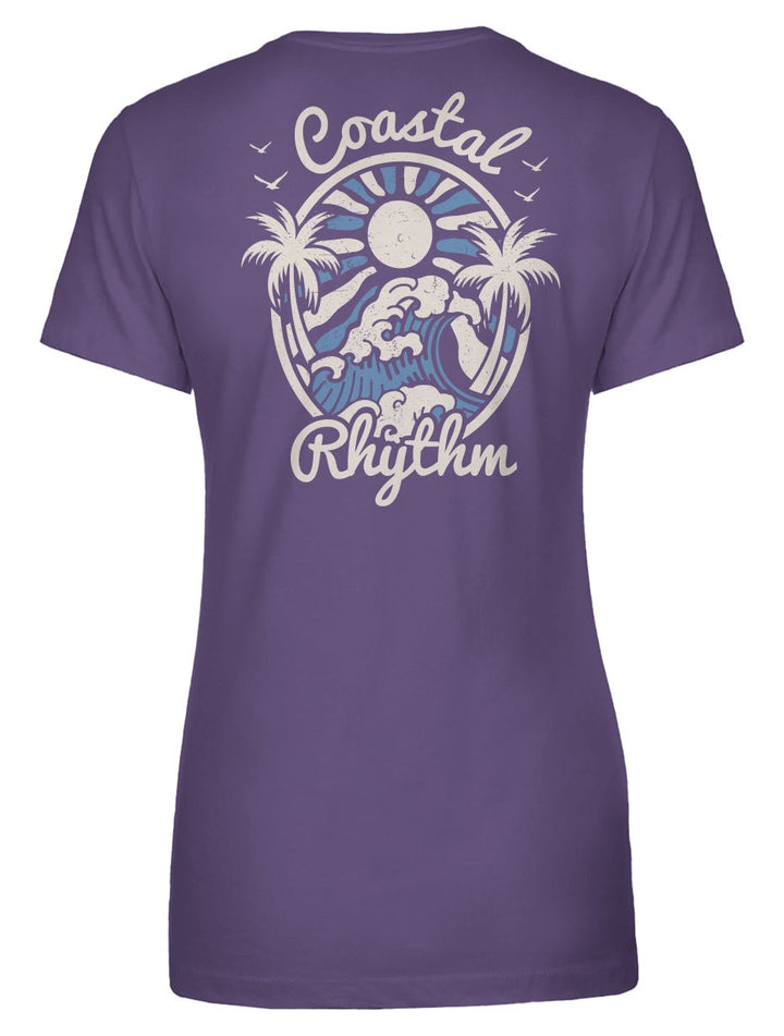 Coastal Rhythm Women's Tee - Swash Peak