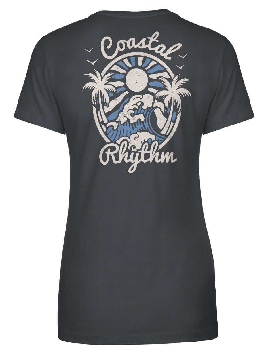 Coastal Rhythm Women's Tee - Swash Peak