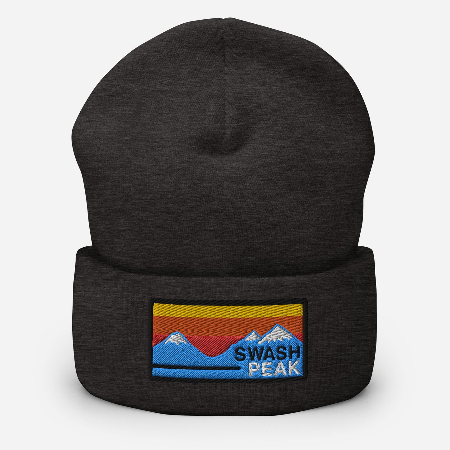 Mountain Sunset Cuffed Beanie