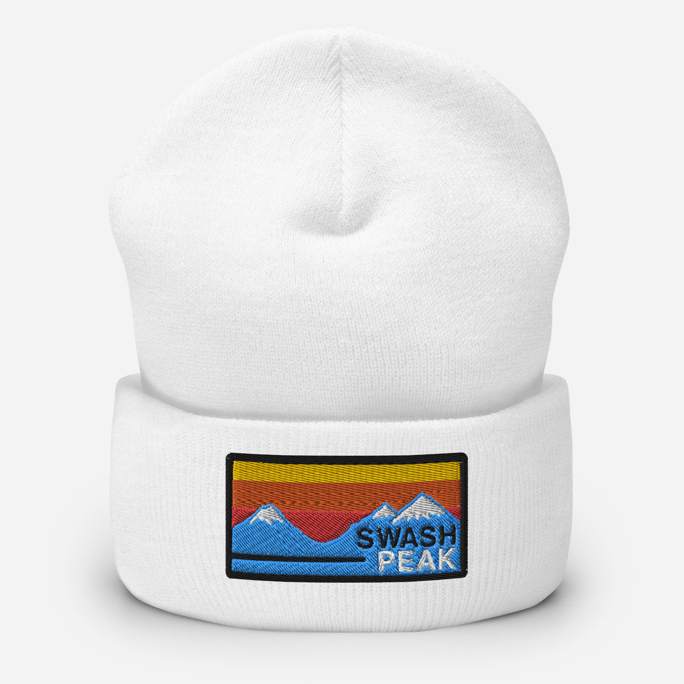 Mountain Sunset Cuffed Beanie