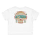 Dive Goggles Cropped Tee - Swash Peak