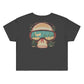 Dive Goggles Cropped Tee - Swash Peak