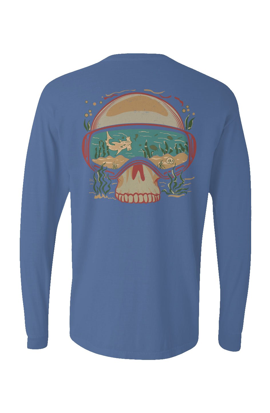 Dive Goggles Long Sleeve Unisex Tee - Swash Peak