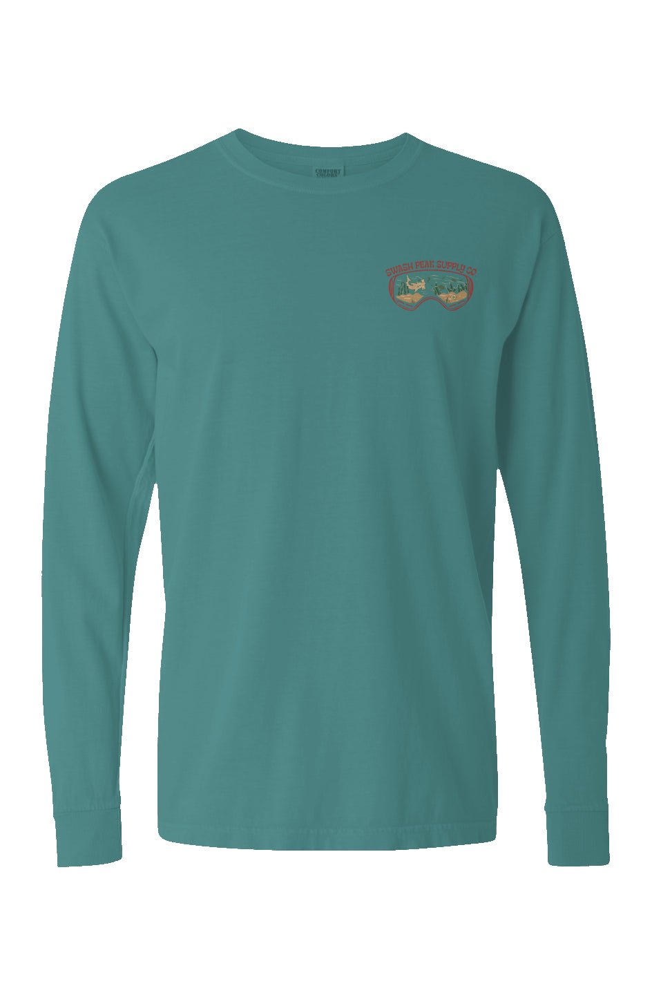 Dive Goggles Long Sleeve Unisex Tee - Swash Peak