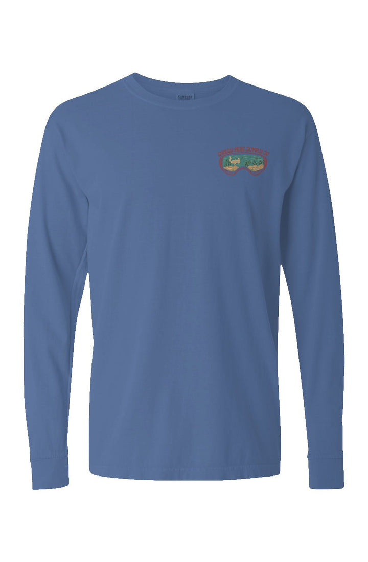 Dive Goggles Long Sleeve Unisex Tee - Swash Peak