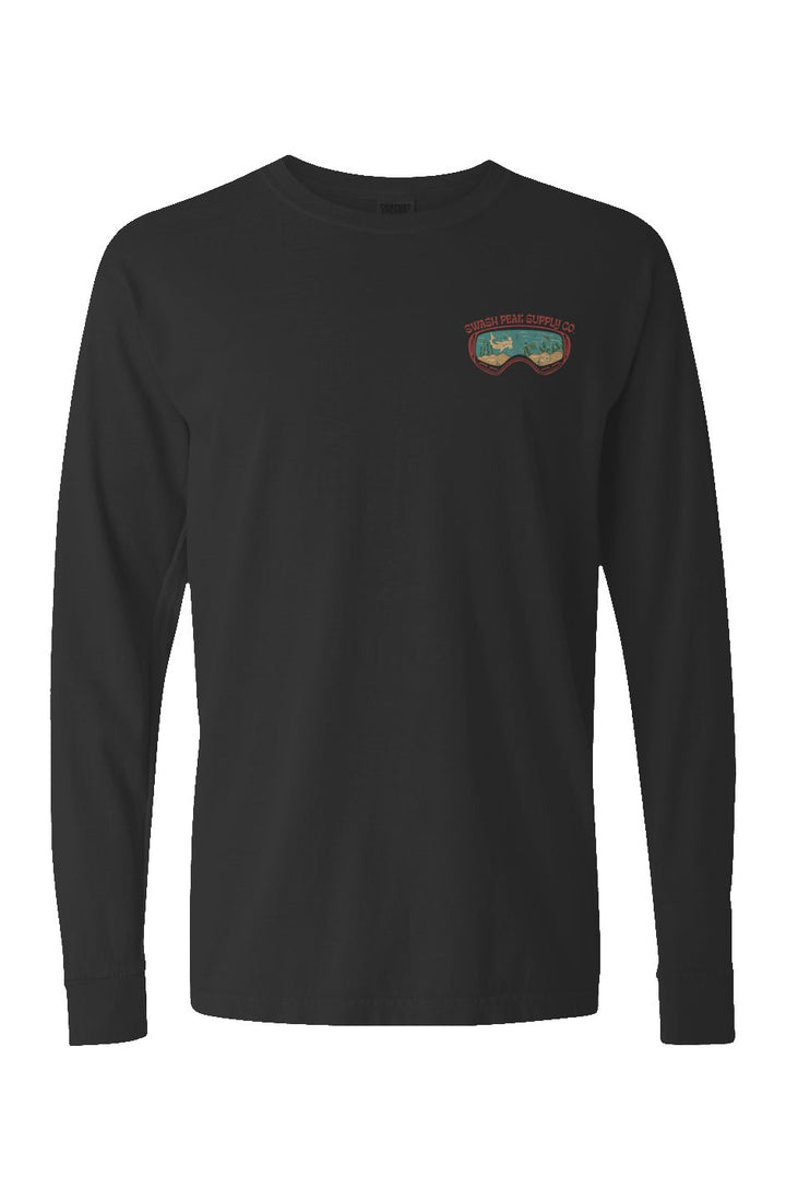 Dive Goggles Long Sleeve Unisex Tee - Swash Peak
