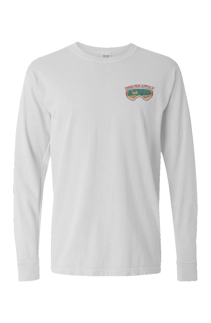 Dive Goggles Long Sleeve Unisex Tee - Swash Peak