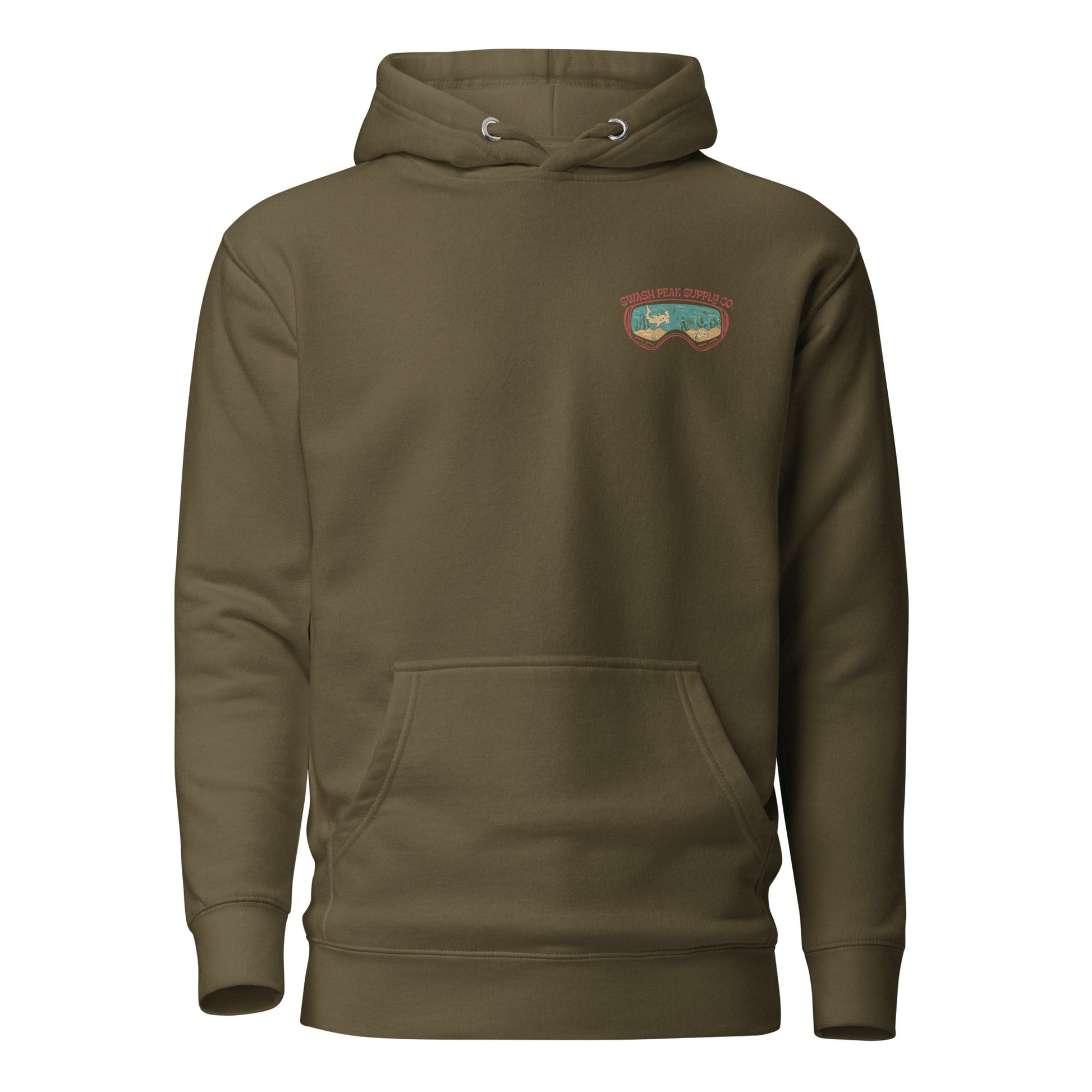 Dive Goggles Unisex Hoodie - Swash Peak