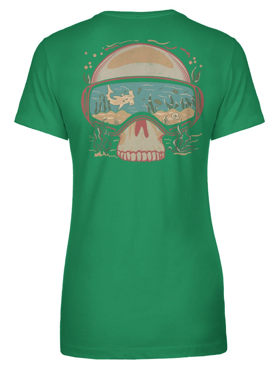 Dive Goggles Women's Tee - Swash Peak