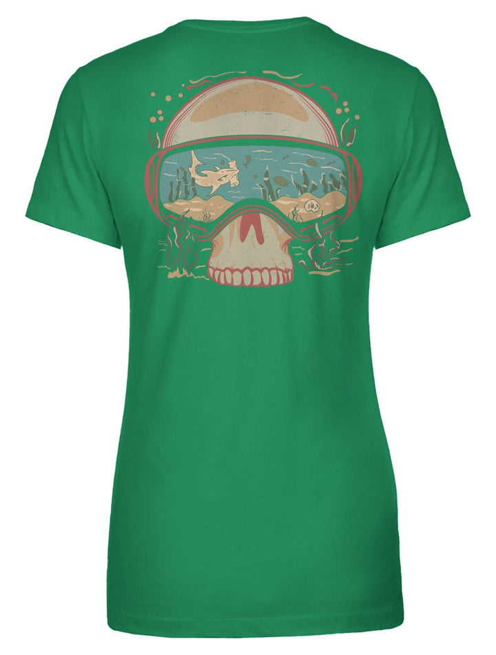 Dive Goggles Women's Tee - Swash Peak