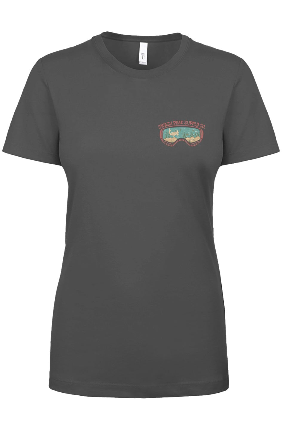 Dive Goggles Women's Tee - Swash Peak