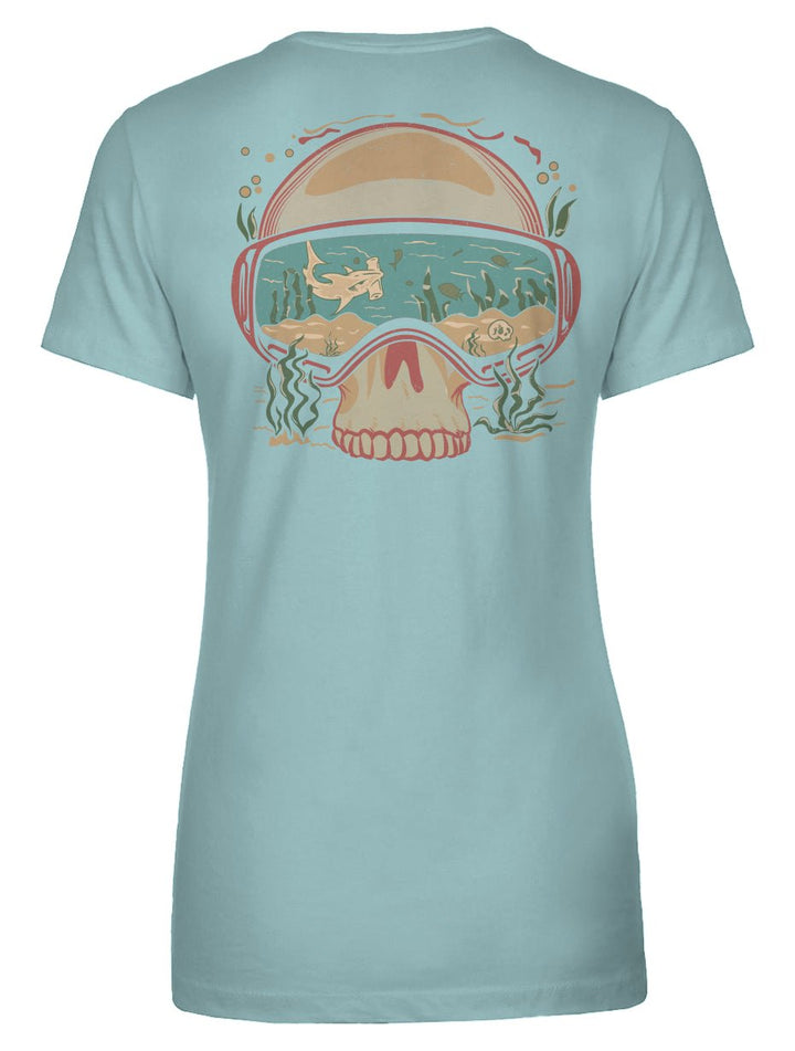 Dive Goggles Women's Tee - Swash Peak
