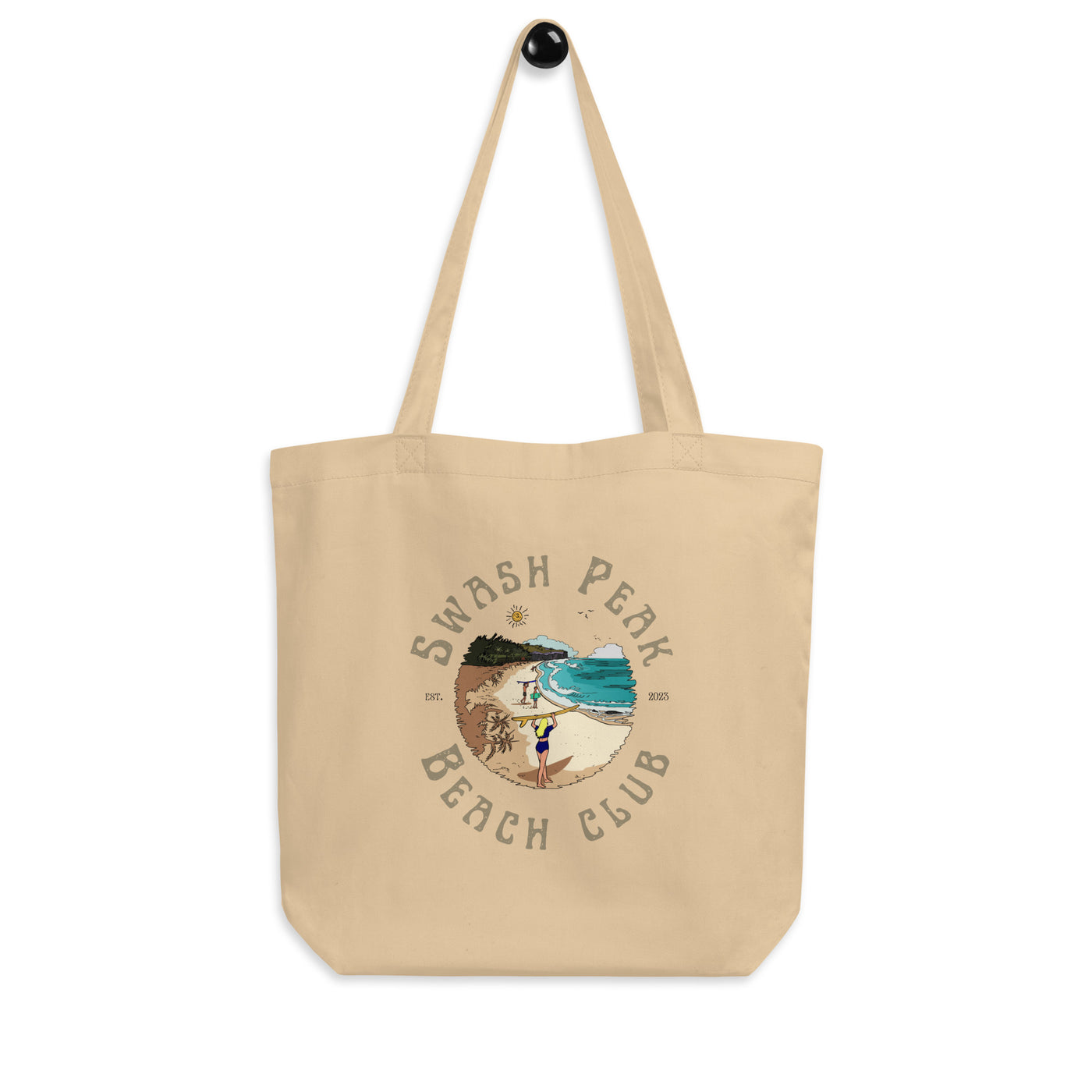 Swash Peak Beach Club Eco Tote Bag