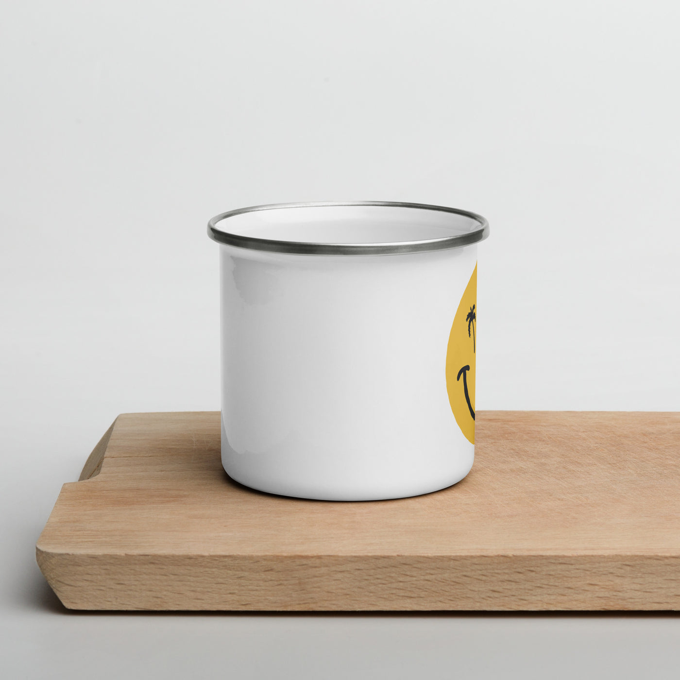 Swash Peak Smiley Enamel Mug